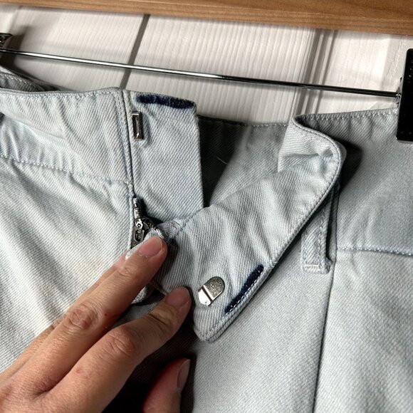 DL1961 Susie Paper Bag High Rise Light Wash Blue Denim Jeans Women's Size 27 - Picture 6 of 16